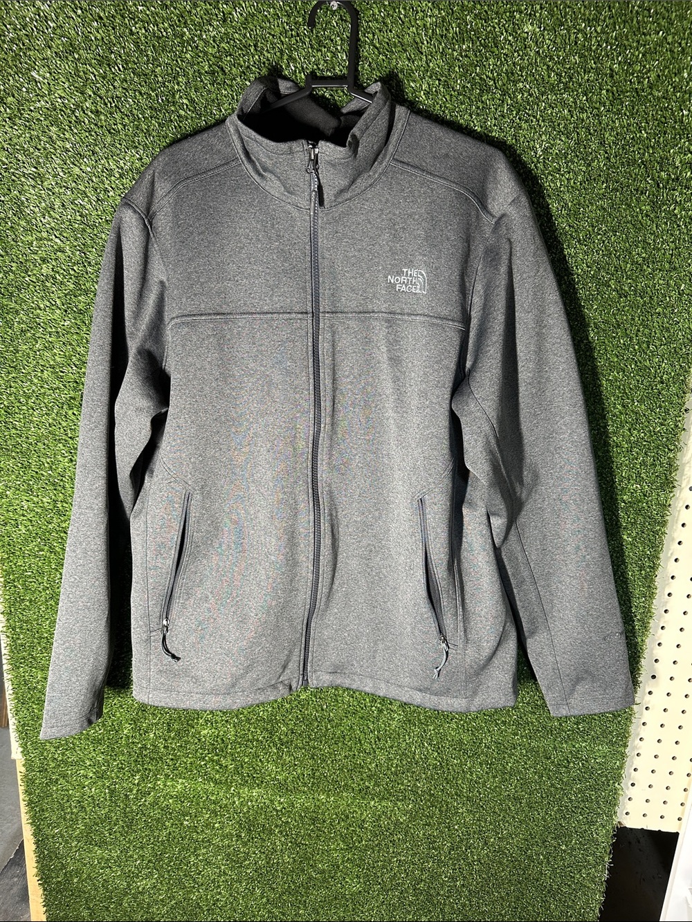 The North Face Men's Gray Lightweight Full-Zip Shirt Jacket